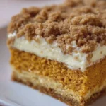 Pumpkin Cheesecake Crumble Cake