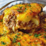 Cheesy Beef and Potato Casserole
