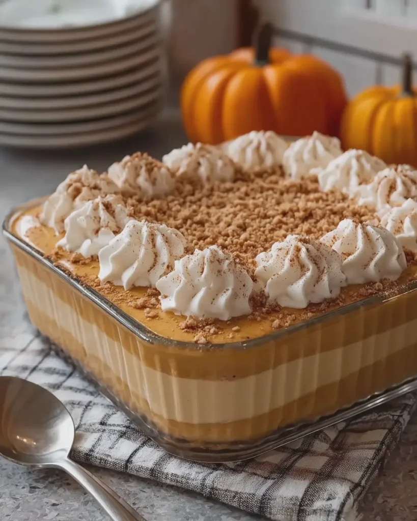 Creamy Autumn Pumpkin Pudding with Warm Cinnamon and Nutmeg