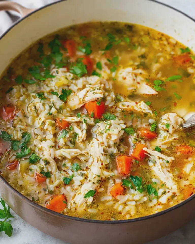 Cozy Chicken and Rice Soup