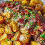 Crockpot Garlic Butter Steak and Loaded Turkey Bacon Ranch Potatoes