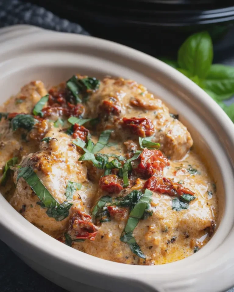 CROCKPOT TUSCAN CHICKEN