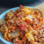 Crockpot Cabbage Roll Casserole