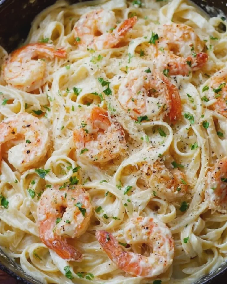 Creamy Garlic Shrimp Alfredo