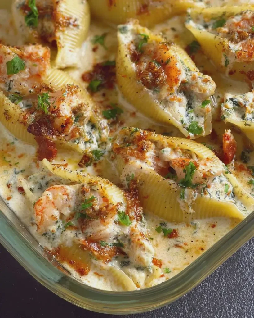 Creamy Shrimp Stuffed Shells