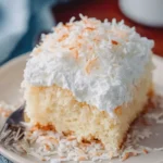 Coconut Cream Poke Cake