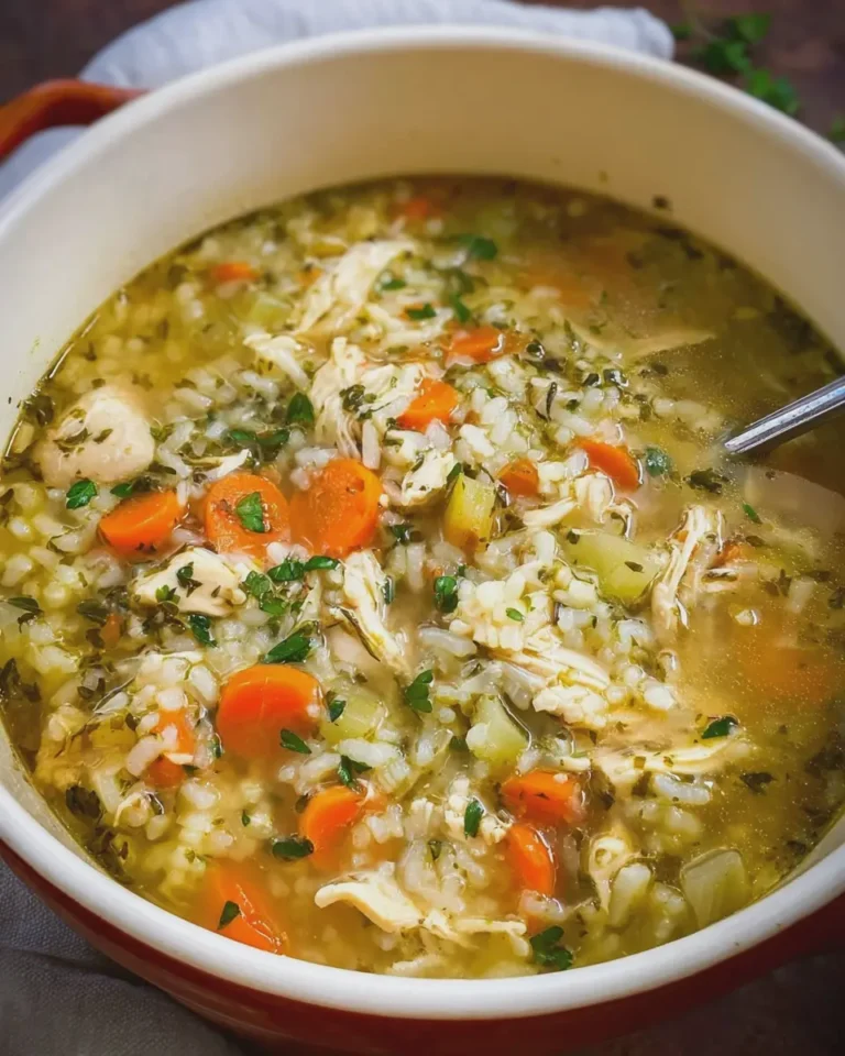 Cozy Chicken and Rice Soup