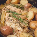 5 INGREDIENT CROCKPOT CHICKEN AND POTATOES