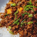 Chinese Ground Beef Stir Fry An