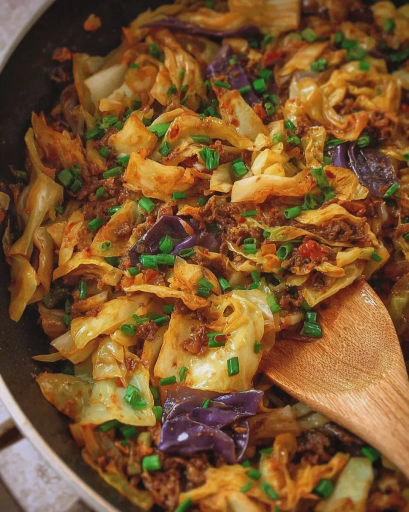Easy Healthy One Pot Filthy Dirty Cabbage