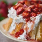 Strawberry Angel Food Cake Delight