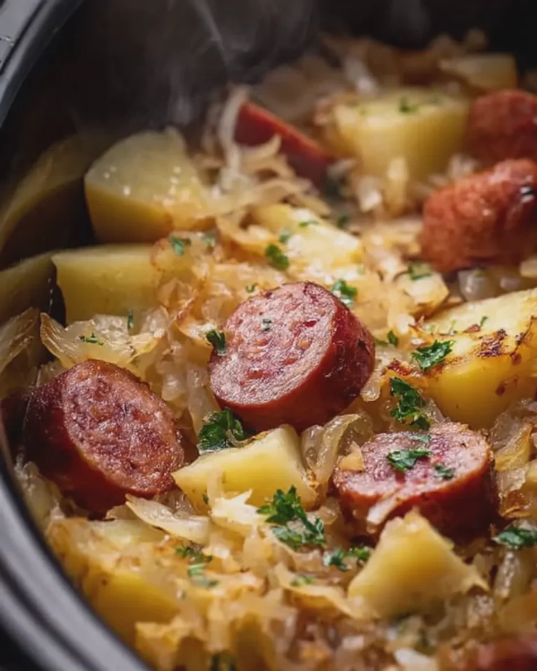 Crockpot Polish Sausage Sauerkraut And Potatoes