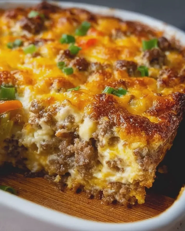 Cheesy Philly Cheesesteak Cottage Cheese Bake