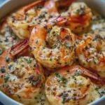 Loaded Cheesy Garlic Butter Shrimp