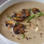 Creamy Garlic Mushroom Soup