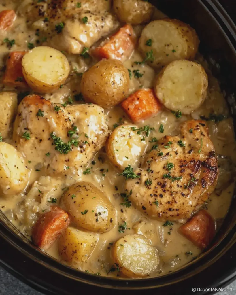 Sela Slow Cooker Creamy Chicken and Potatoes