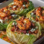 Cajun Shrimp Stuffed Cabbage Cups