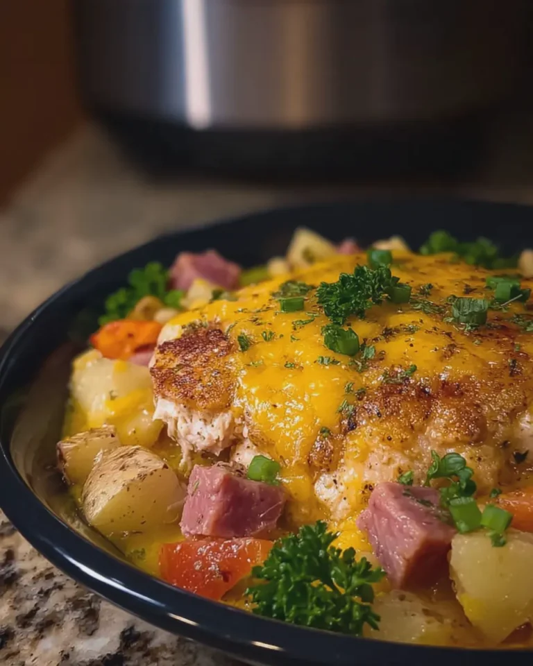 Chicken Ham Cheddar Potato