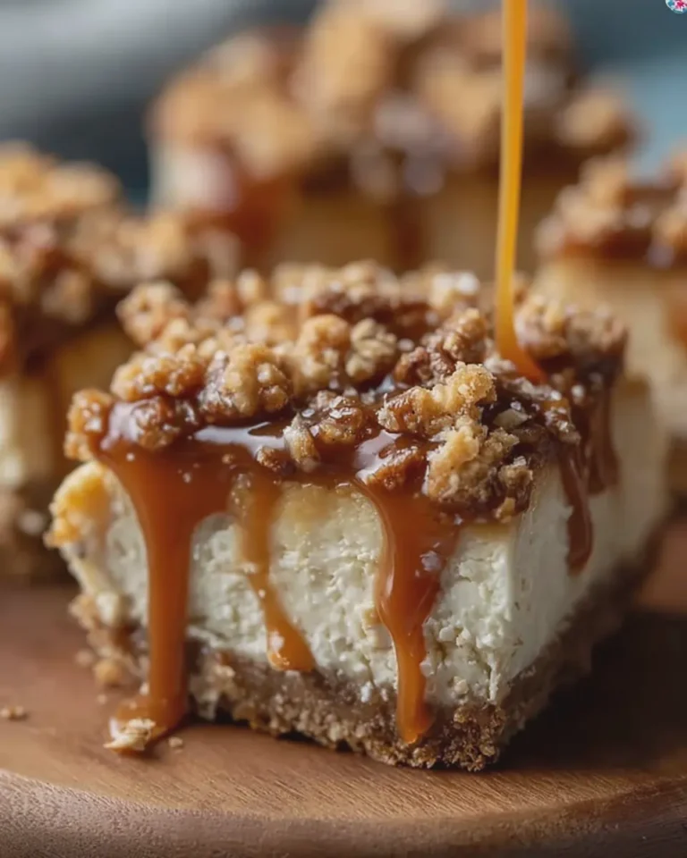 Irresistible Salted Caramel Pretzel Cheesecake Bars