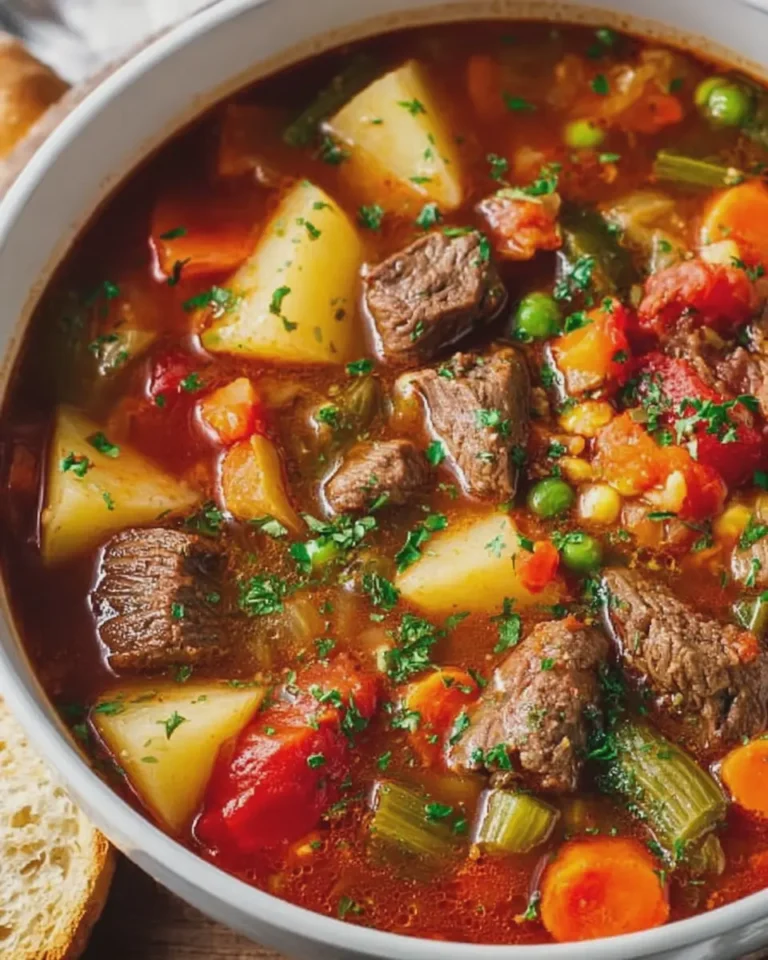 Vegetable Beef Soup Sela