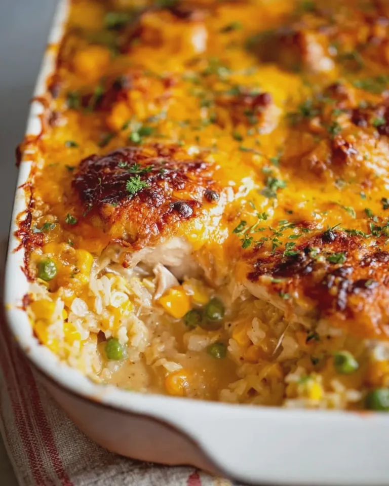 Creamy Baked Chicken and Corn Casserole