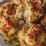Cheesy Garlic Butter Crab and Shrimp Bombs