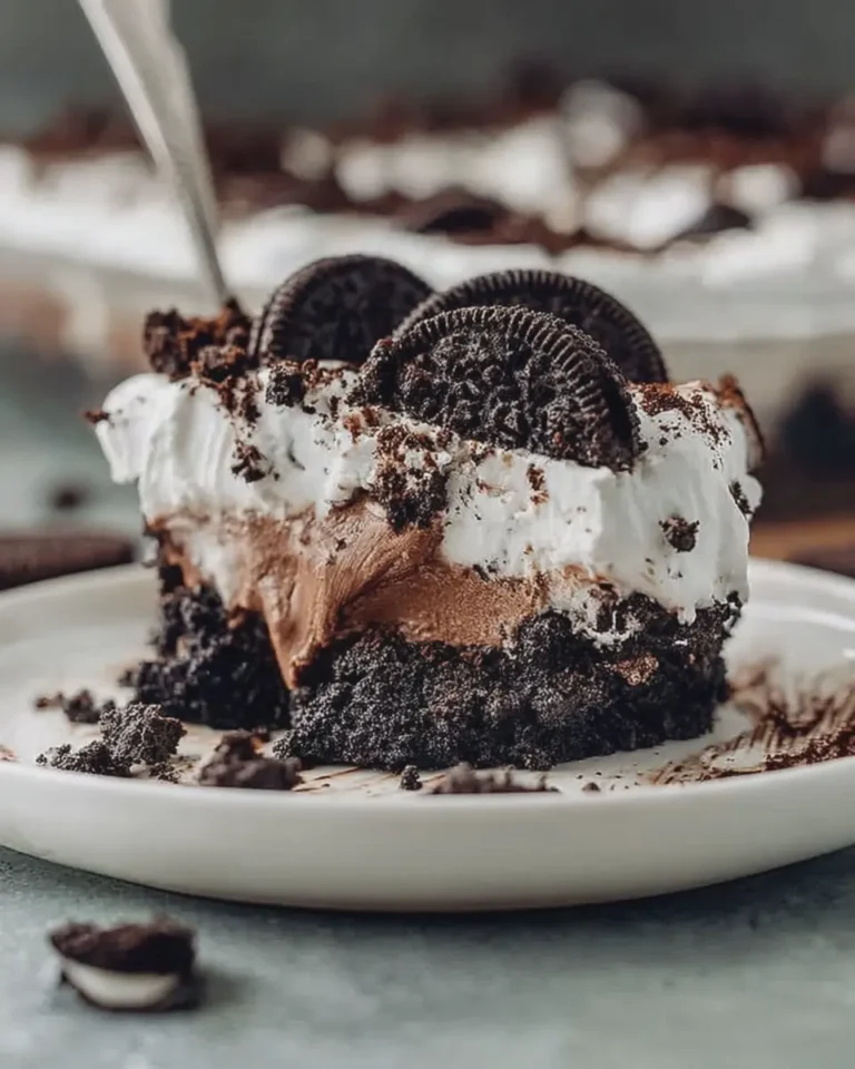 Creamy No Bake Oreo Chocolate