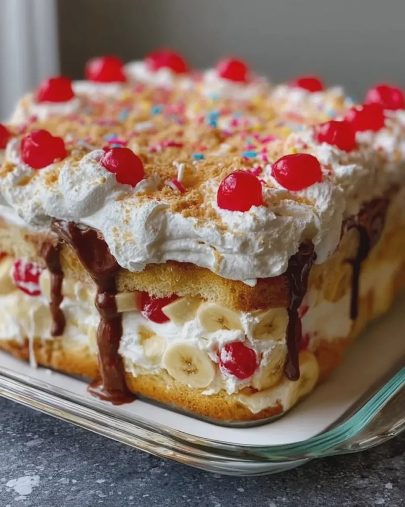 Hostess Twinkie Banana Split Cake