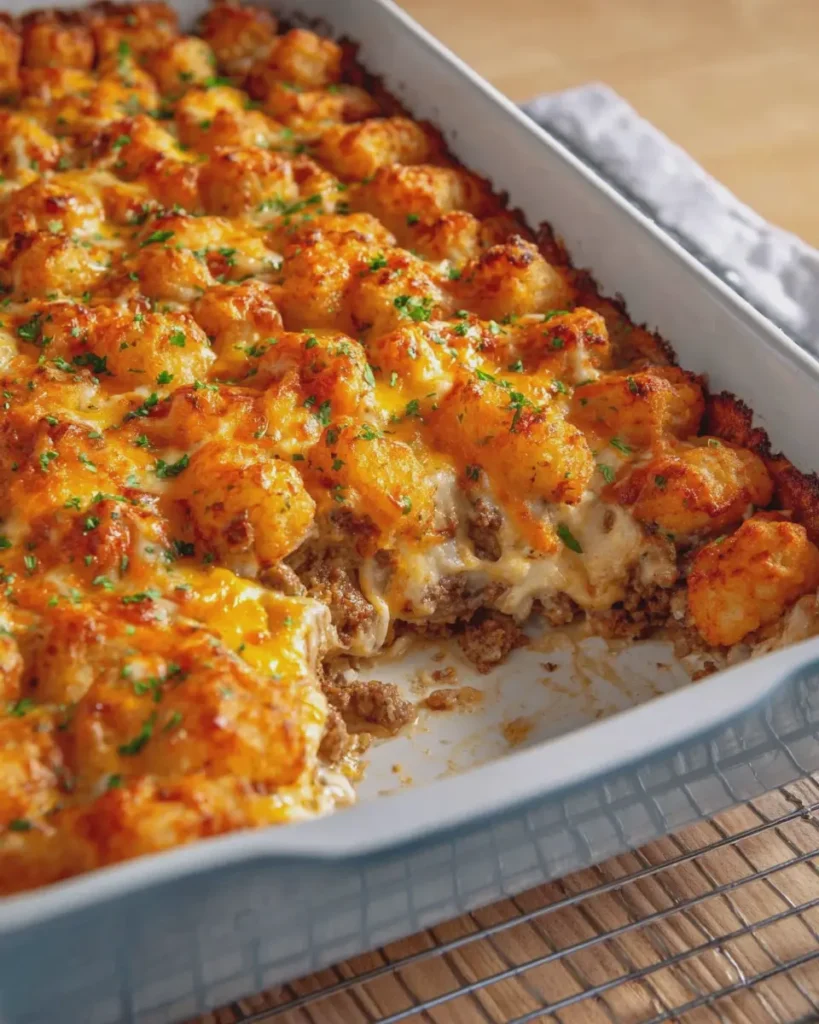 Old Fashioned Tater Tot Casserole