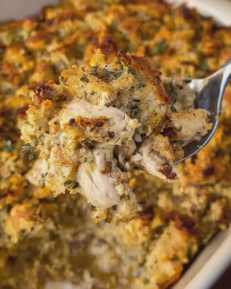 Sela Dolly Partons Chicken and Stuffing Casserole