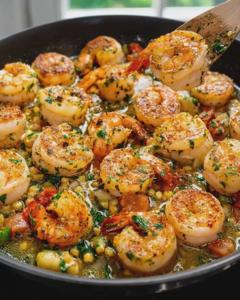 Garlic Butter Seafood Skillet
