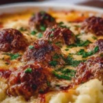 Sela Meatball and Mashed Potato Bake