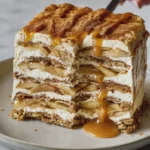 NO BAKE CARAMEL APPLE ICEBOX CAKE