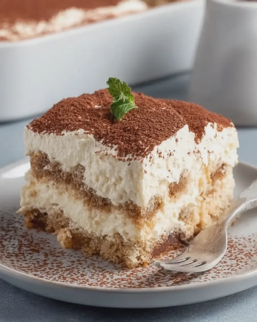 Tiramisu Poke Cake
