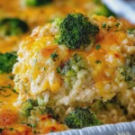 Cheesy Broccoli Chicken and Rice Casserole Easy Family Dinner Recipe