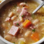 Chicken Ham and Bean Soup