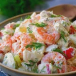 Creamy Seafood Salad with Shrimp and Crab