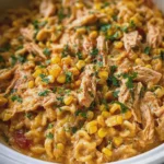 Crockpot Street Corn Chicken Pasta