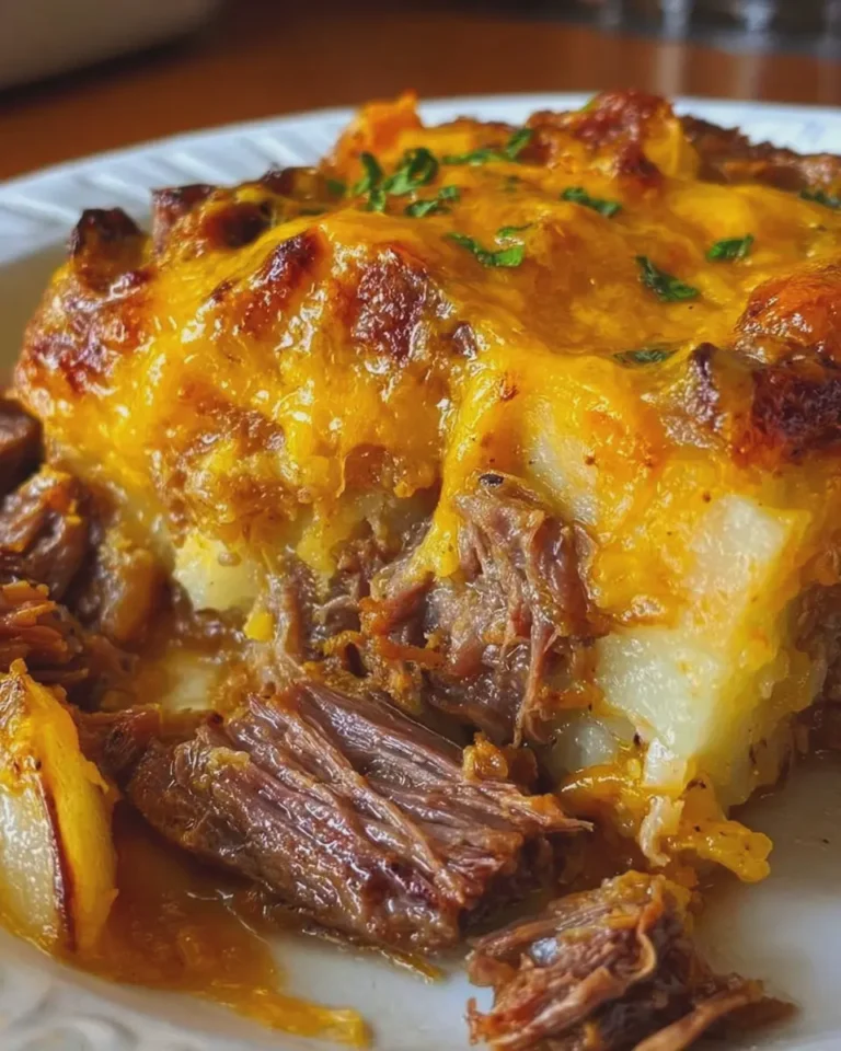 Sela Pot Roast Cheddar Potato Casserole