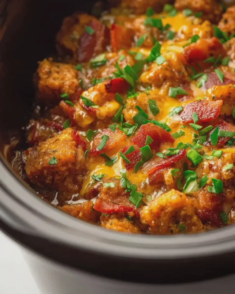 Slow Cooker Cowboy Casserole with Turkey Bacon