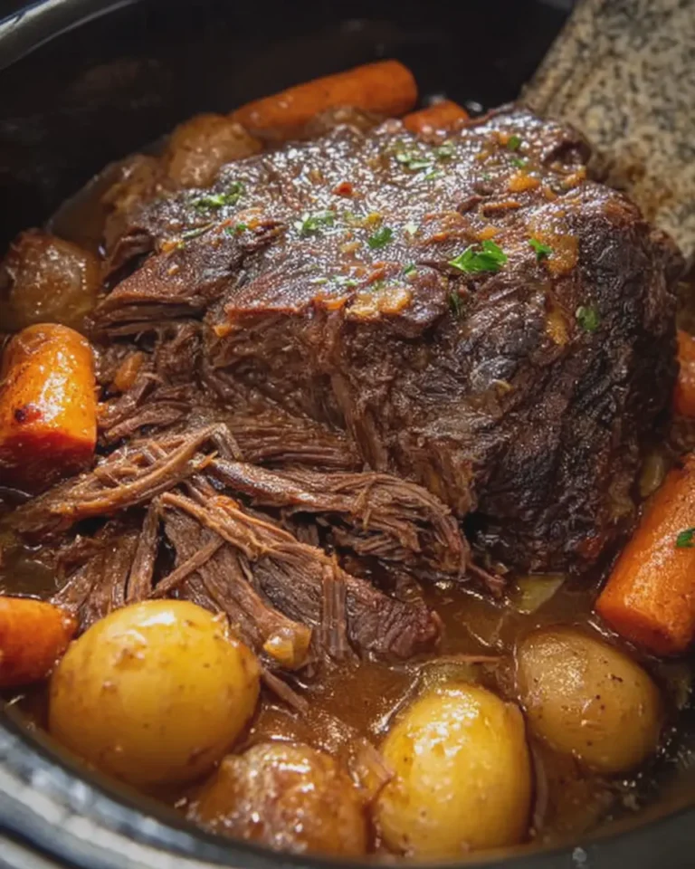 Slow Cooker Cracker Barrel Pot Roast