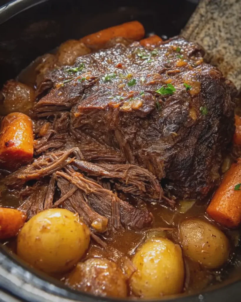 Slow Cooker Cracker Barrel Pot Roast