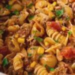 Slow Cooker Taco Pasta