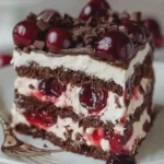 No Bake Black Forest Cream