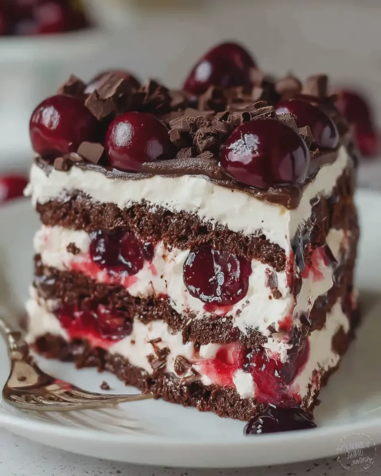 No Bake Black Forest Cream