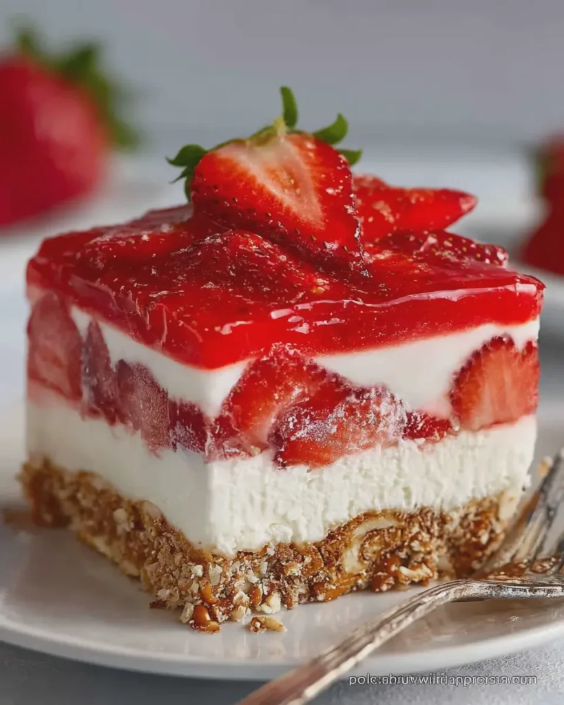 Strawberry Pretzel Salad