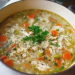 Cozy Chicken and Rice Soup