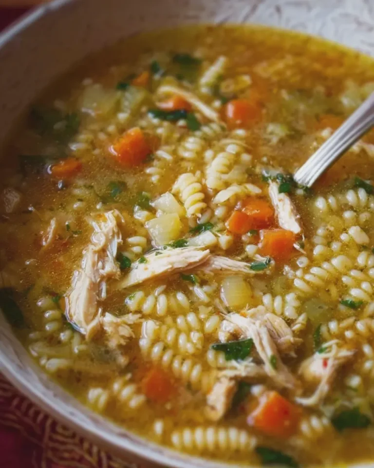 Homemade Chicken Pasta Soup