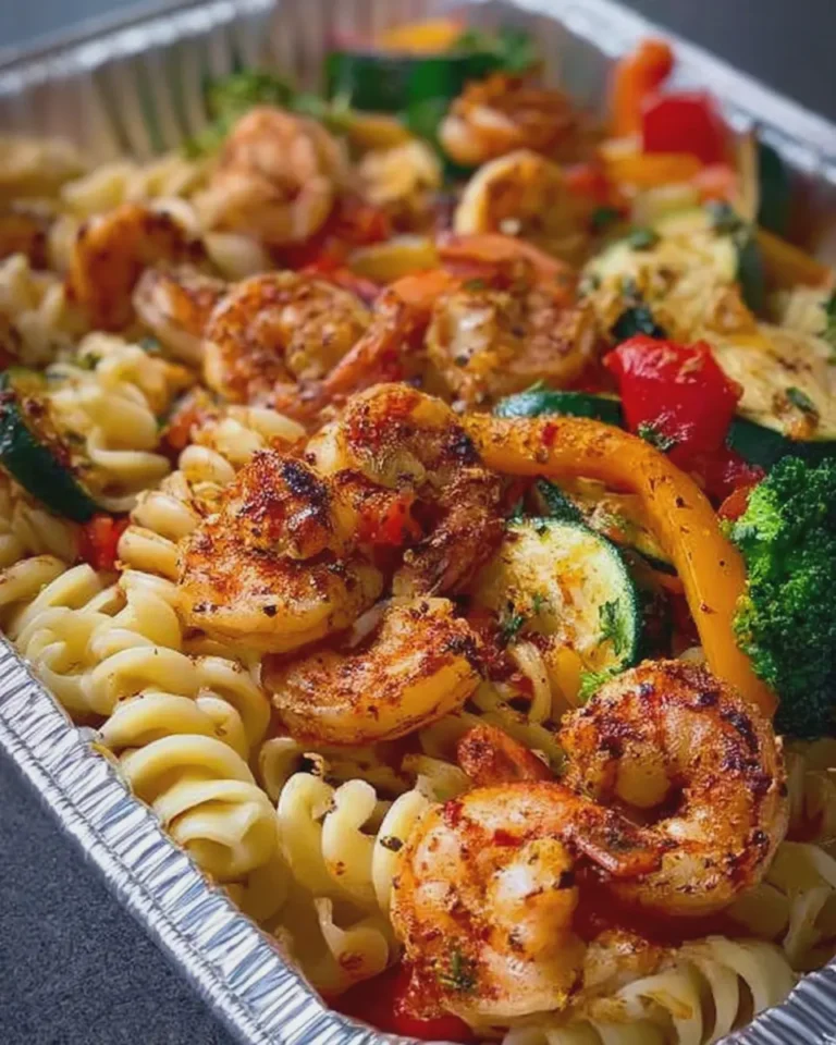 Roasted Shrimp and Vegetable Pasta