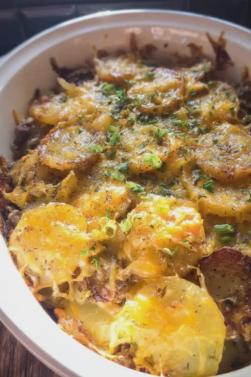 Sela Slow Cooker Beef and Potato Au Gratin